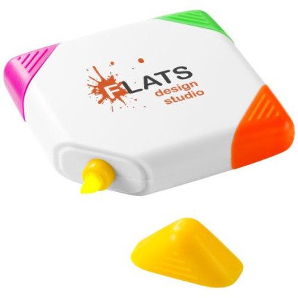 Evidenziatore quadrato a 4 colori Trafalgar