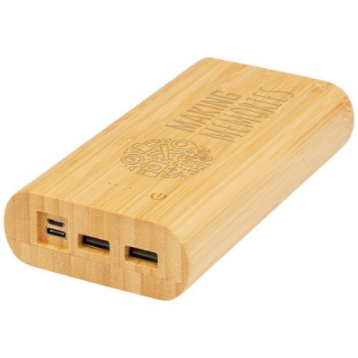 Power bank Tulda da 20,000 mAh in bambù 2