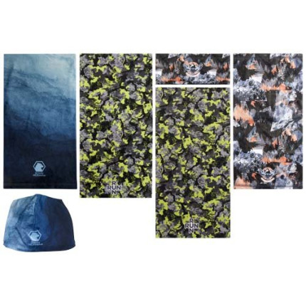 Confezione di copricapi assortiti con stampa a sublimazione