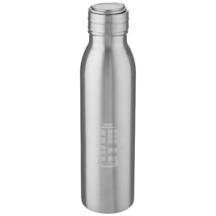 Borraccia sportiva Harper da 700 ml in acciaio inossidabile con anello in metallo