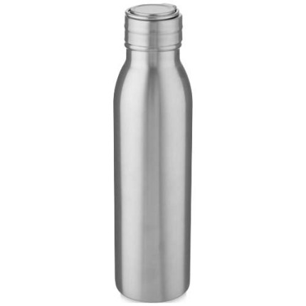 Borraccia sportiva Harper da 700 ml in acciaio inossidabile con anello in metallo
