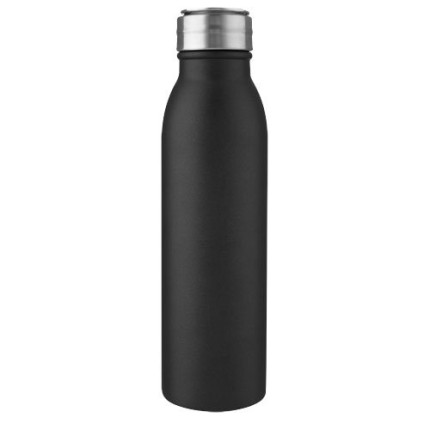 Borraccia sportiva Harper da 700 ml in acciaio inossidabile con anello in metallo