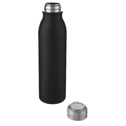 Borraccia sportiva Harper da 700 ml in acciaio inossidabile con anello in metallo