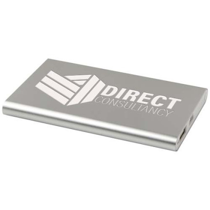 Power bank in alluminio riciclato da 4000 mAh tipo C Pep