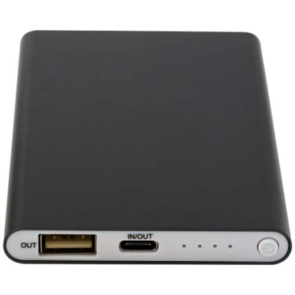 Power bank in alluminio riciclato da 4000 mAh tipo C Pep