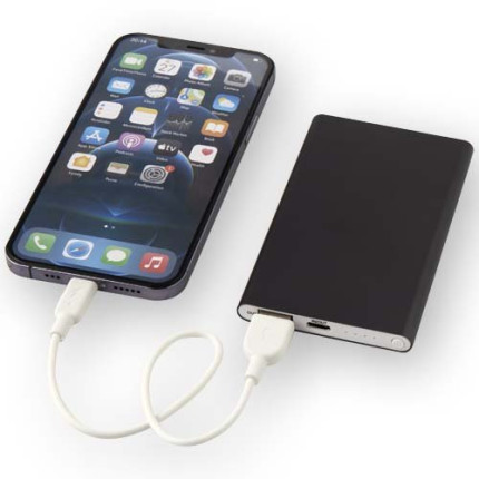 Power bank in alluminio riciclato da 4000 mAh tipo C Pep