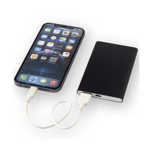 Power bank in alluminio riciclato da 4000 mAh...