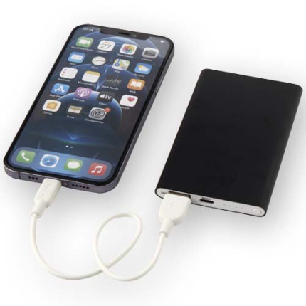 Power bank in alluminio riciclato da 4000 mAh tipo C Pep
