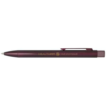 Penna a sfera in ottone riciclato Beatriz-inchiostro blu