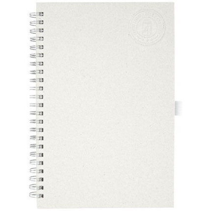Blocco note a spirale Dairy Dream in formato A5 realizzato con cartoni del latte riciclati
