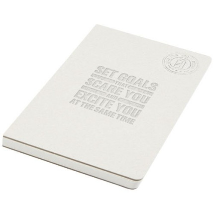 Blocco note senza dorso Dairy Dream in formato A5 realizzato con cartoni del latte riciclati