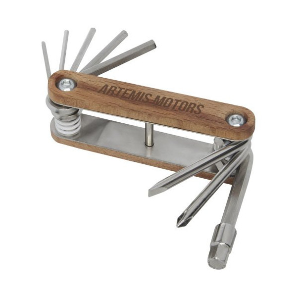 Multiutensile per bicicletta in legno a 8...