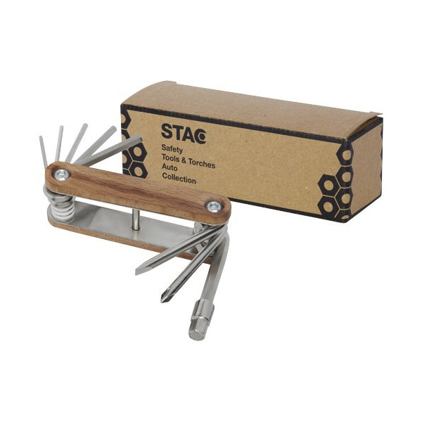 Multiutensile per bicicletta in legno a 8...