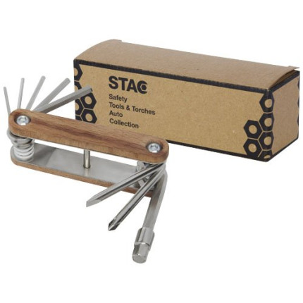 Multiutensile per bicicletta in legno a 8 funzioni Fixie