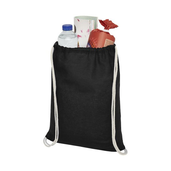 Sacca in cotone 100 g/m² con coulisse Oregon - 5L