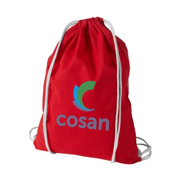 Sacca in cotone 100 g/m² con coulisse Oregon - 5L
