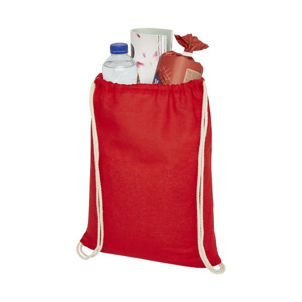 Sacca in cotone 100 g/m² con coulisse Oregon - 5L