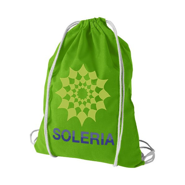 Sacca in cotone 100 g/m² con coulisse Oregon - 5L