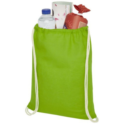 Sacca in cotone 100 g/m² con coulisse Oregon - 5L