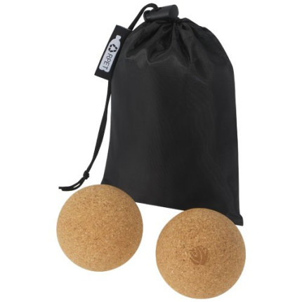 Pallina per yoga in sughero Trikona - set da 2