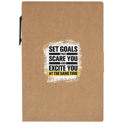 Blocchetto con foglietti adesivi e penna a sfera Swift -... 2