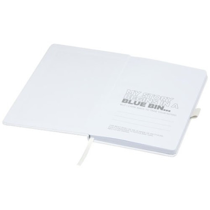 Blocco note A5 in carta riciclata con cover in PET riciclato Honua