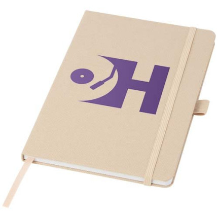 Blocco note A5 in carta riciclata con cover in PET riciclato Honua
