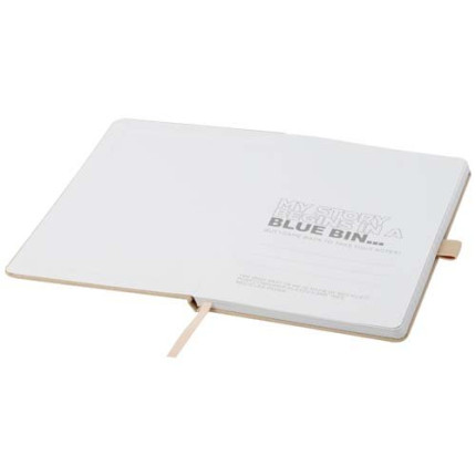 Blocco note A5 in carta riciclata con cover in PET riciclato Honua