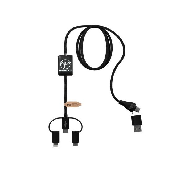 Cavo di ricarica 5-in-1 SCX.design C48 CarPlay