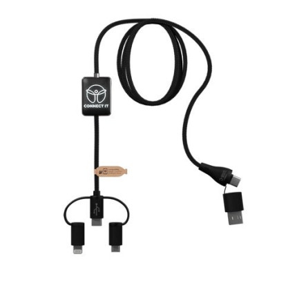 Cavo di ricarica 5-in-1 SCX.design C48 CarPlay