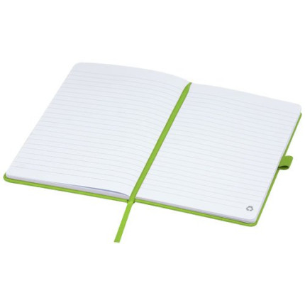 Blocco note A5 in carta riciclata con cover in PET riciclato Honua