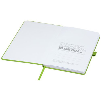 Blocco note A5 in carta riciclata con cover in PET riciclato Honua