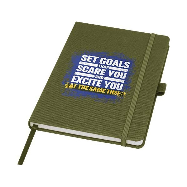 Blocco note A5 in carta riciclata con cover in...