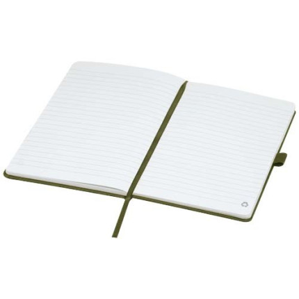 Blocco note A5 in carta riciclata con cover in PET riciclato Honua