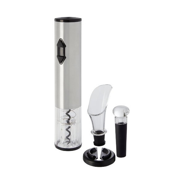 Cavatappi elettrico con accessori per vino Pino