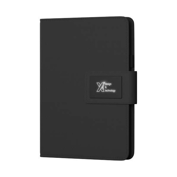 Blocco note con power bank luminoso SCX.design...