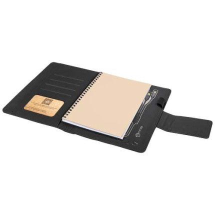 Blocco note con power bank luminoso SCX.design O16 in formato A5