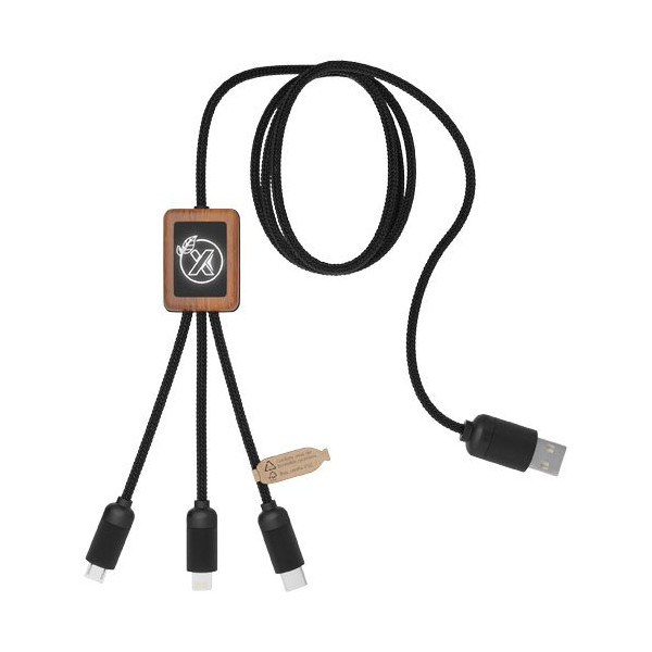 Cavo SCX.design C29 in bambù 3-in-1