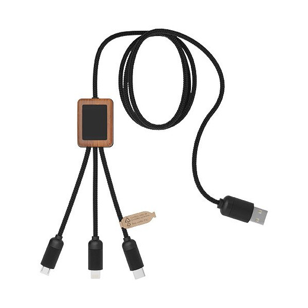 Cavo SCX.design C29 in bambù 3-in-1