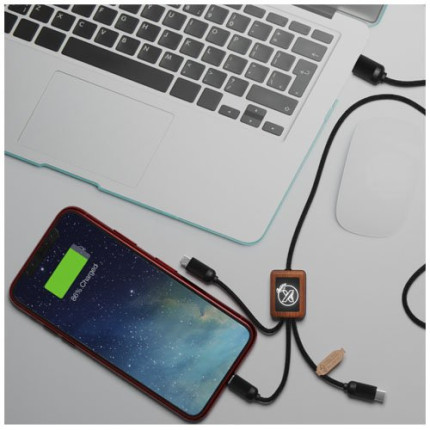 Cavo SCX.design C29 in bambù 3-in-1