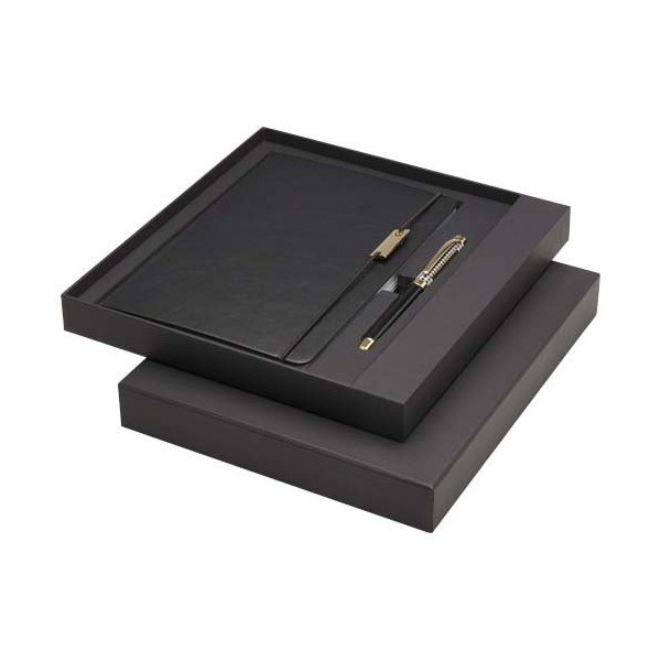 Set penne roller e blocco note in formato A5...