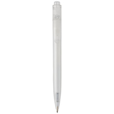 Penna a sfera in plastica destinata all'oceano...