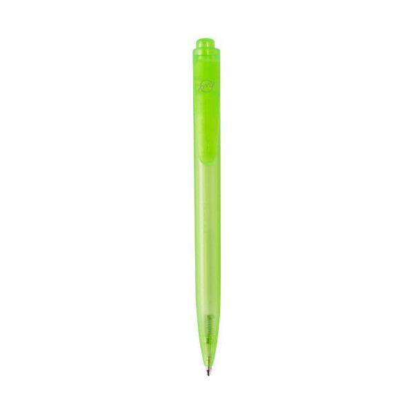 Penna a sfera in plastica destinata all'oceano...