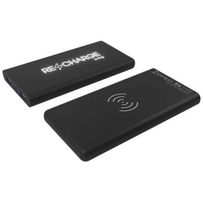 Power bank wireless luminoso in gomma da 10.000 mAh... 2