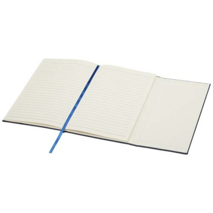 Blocco note formato A5 con copertina rigida in fibre di cuoio riciclate Alejandra