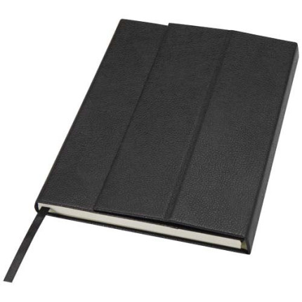 Blocco note formato A5 con copertina rigida in fibre di cuoio riciclate Alejandra