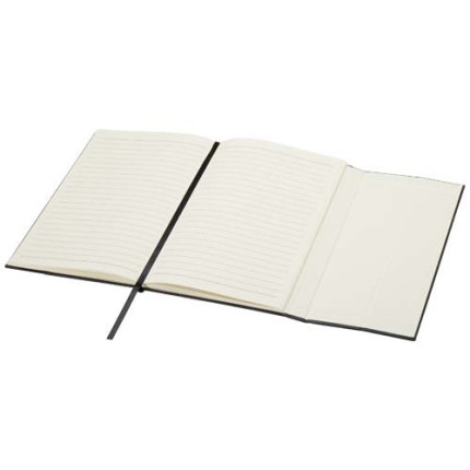 Blocco note formato A5 con copertina rigida in fibre di cuoio riciclate Alejandra