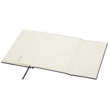 Blocco note formato A5 con copertina rigida in fibre di cuoio riciclate Alejandra