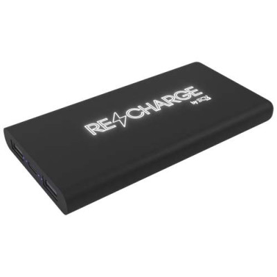 Power bank wireless luminoso in gomma da 10.000 mAh...