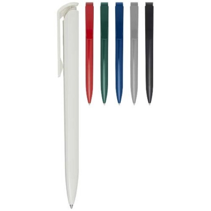 Penna a sfera in plastica riciclata Lucia-inchiostro blu
